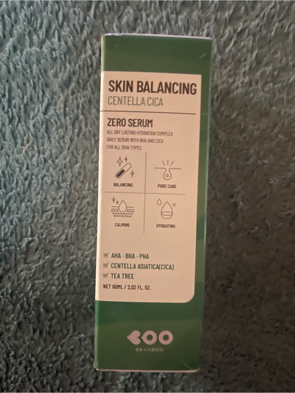 Skin Balancing Centella Cica Zero Serum — Green